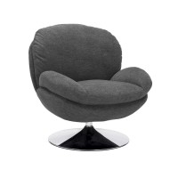 Atpūtas krēsls GRIGITTA BREGO tumši pelēks